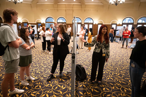 Researchers present during the Summer Undergraduate Research Conference