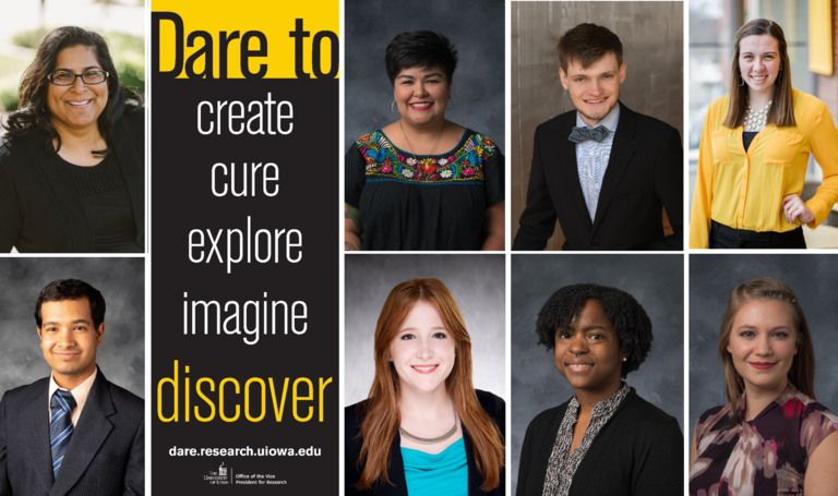 Dare to Discover banner students