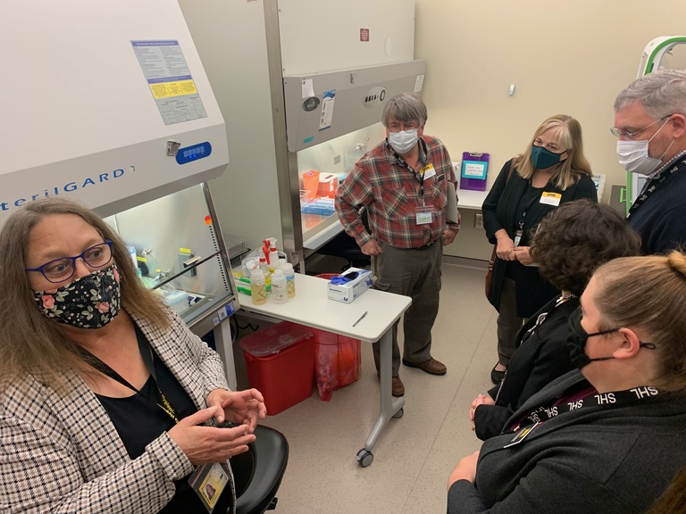 Legislators in the Lab-State Hygienic Laboratory Legislators in the Lab-State Hygienic Laboratory