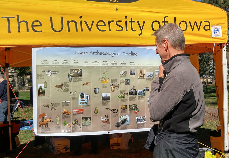 Office of State Archaeologist tent