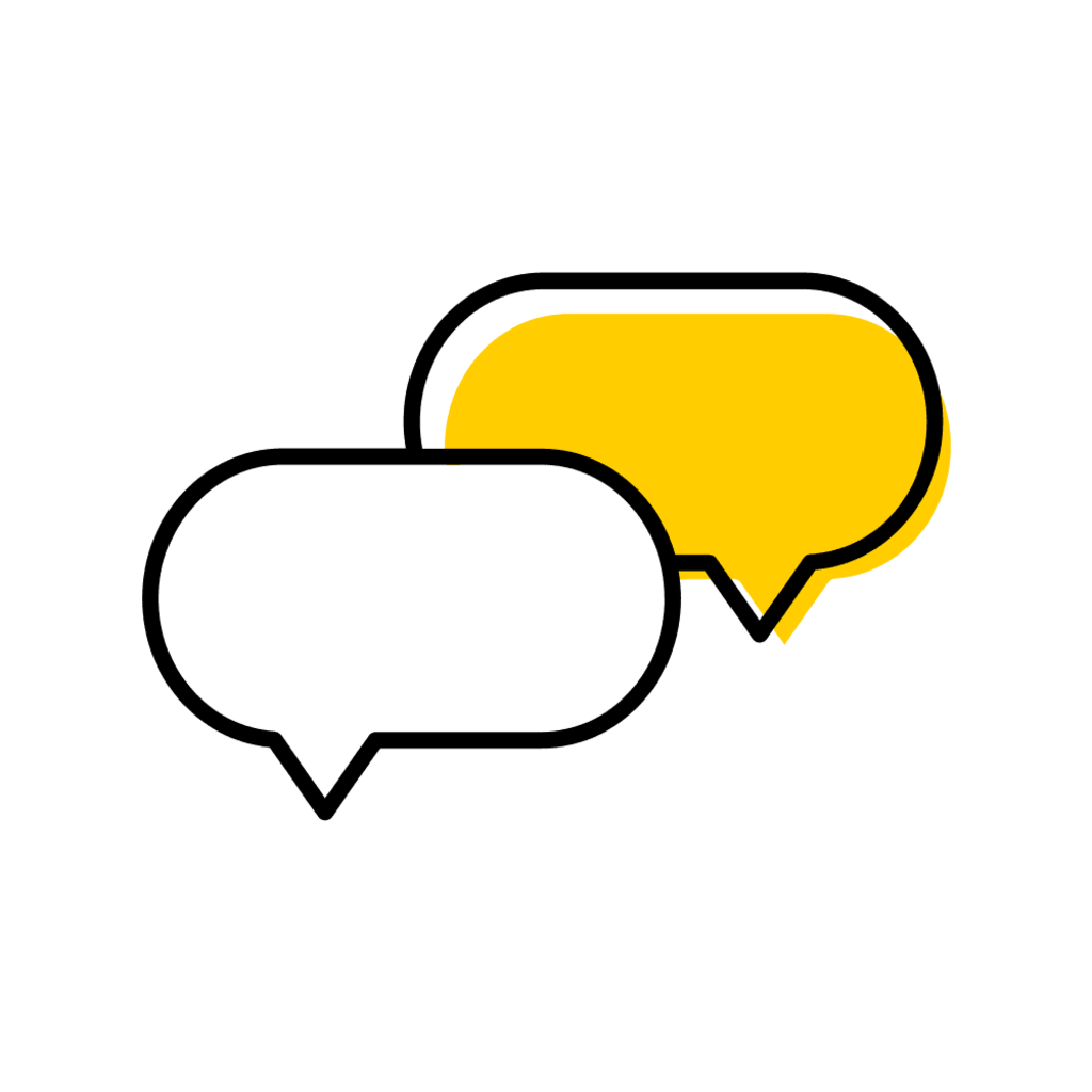 speech bubble icons