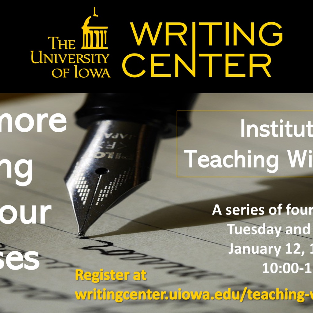 Institute for Teaching with Writing promotional image