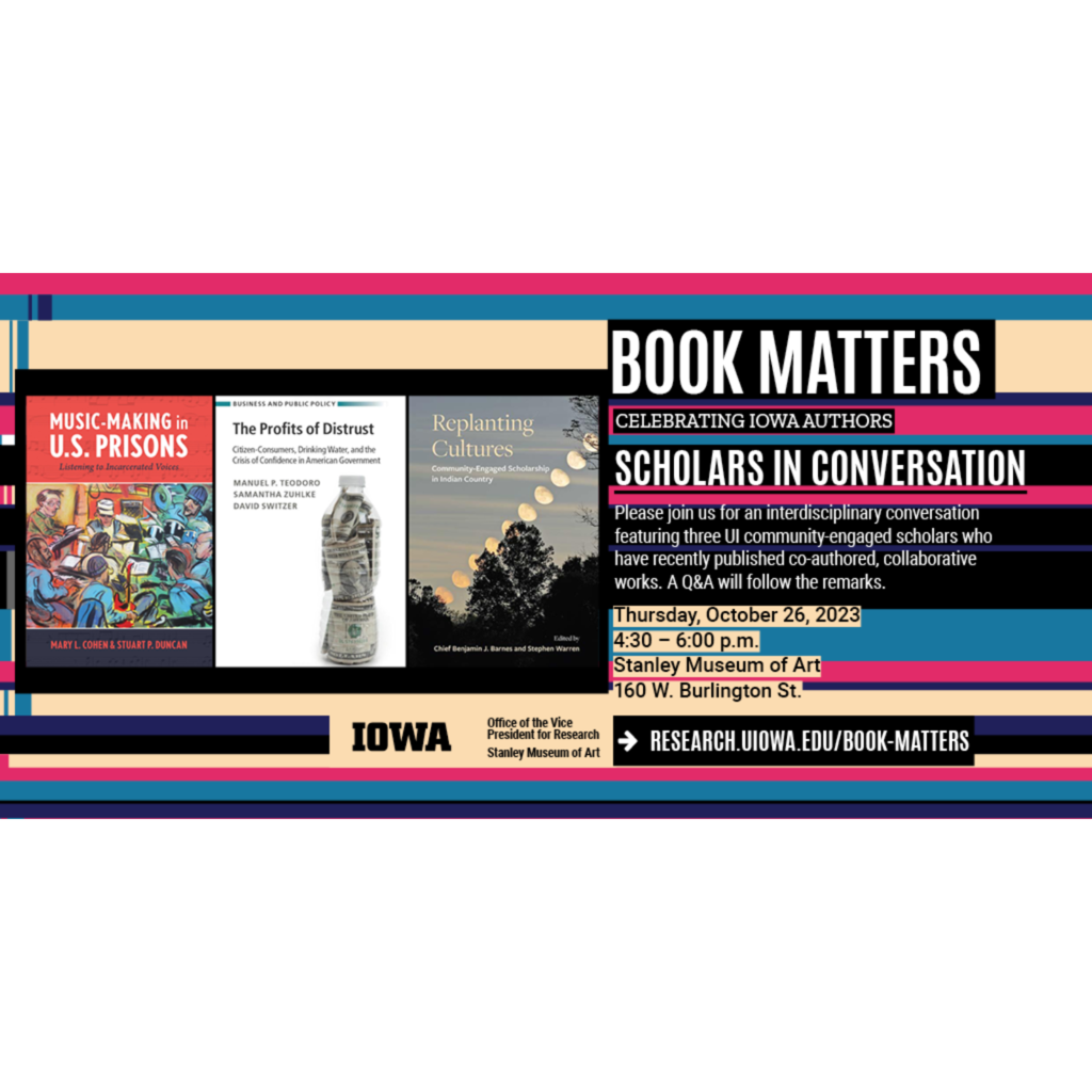 Book Matters: Scholars in Conversation at the Stanley promotional image
