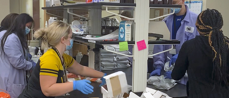 SHL staff sorting Test Iowa test kits SHL staff sorting Test Iowa test kits